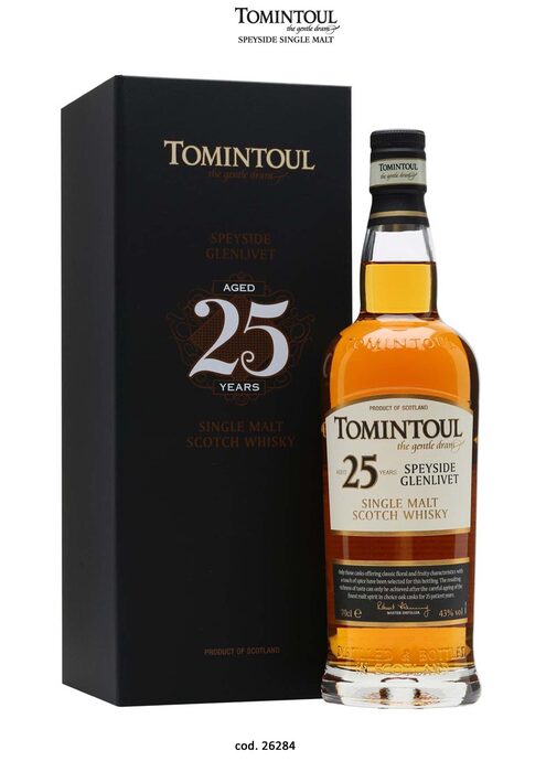 TOMINTOUL-25 anni - gift box